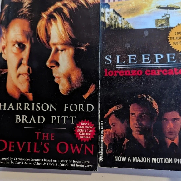 Lot of 5 Brad Pitt Books- Movie Tie-In- Seven- Sleepers- A River Runs Through It - Picture 11 of 16